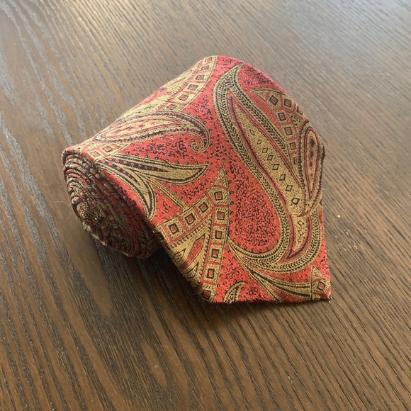 Ermenegildo Zegna Other - Vintage Ermenegildo Zegna Paisley 100% Silk Tie